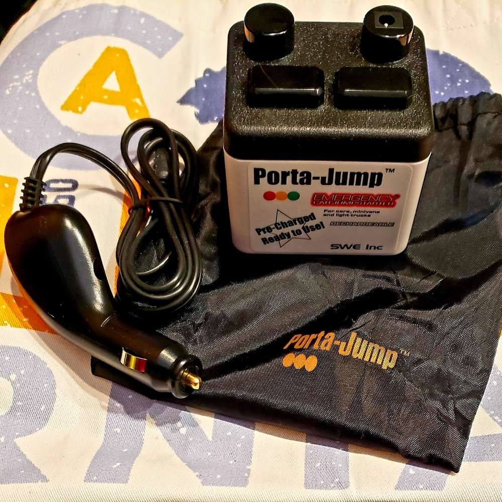 SWE INC Porta-Jump Emergency Car Jump Starter Rechargeable - Tested/Works